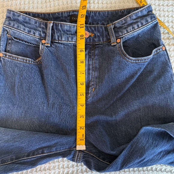 Talbots High Waist Relaxed Jean Womens 4 Huron Wash Denim Blue Pants Stretch - Picture 7 of 8